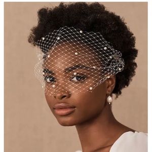 BHLDN Silona Birdcage Veil